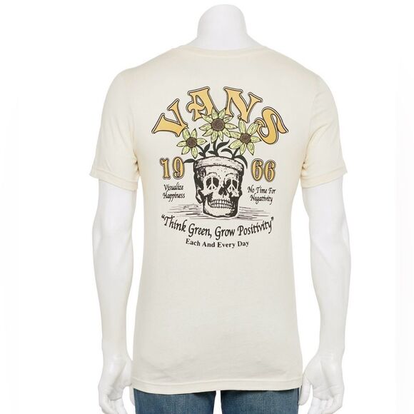 Vans 1966 Peace Head Short Sleeve Graphic Tee- Size XL - Picture 1 of 8